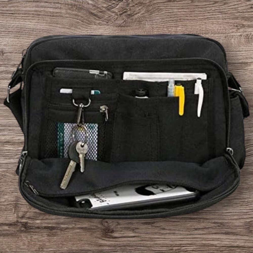 Kenox Classic Multifunctional Canvas Messenger Bag Crossbody Working Field - Picture 15 of 15